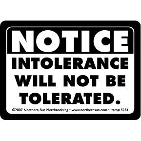 IntoleranceTolerance